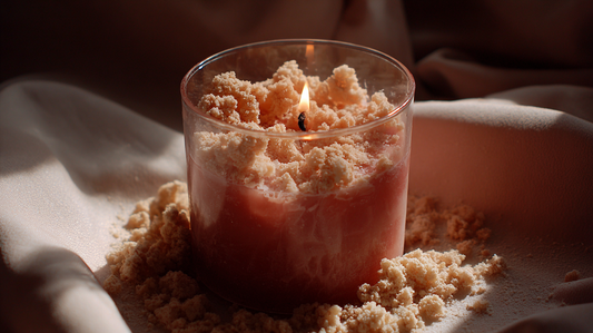 Bougies gourmandes : comment fabriquer une bougie crumble