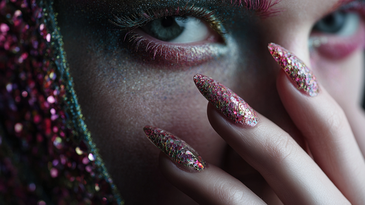 Nail art paillettes et strass : une pose sans bavure ni décollement
